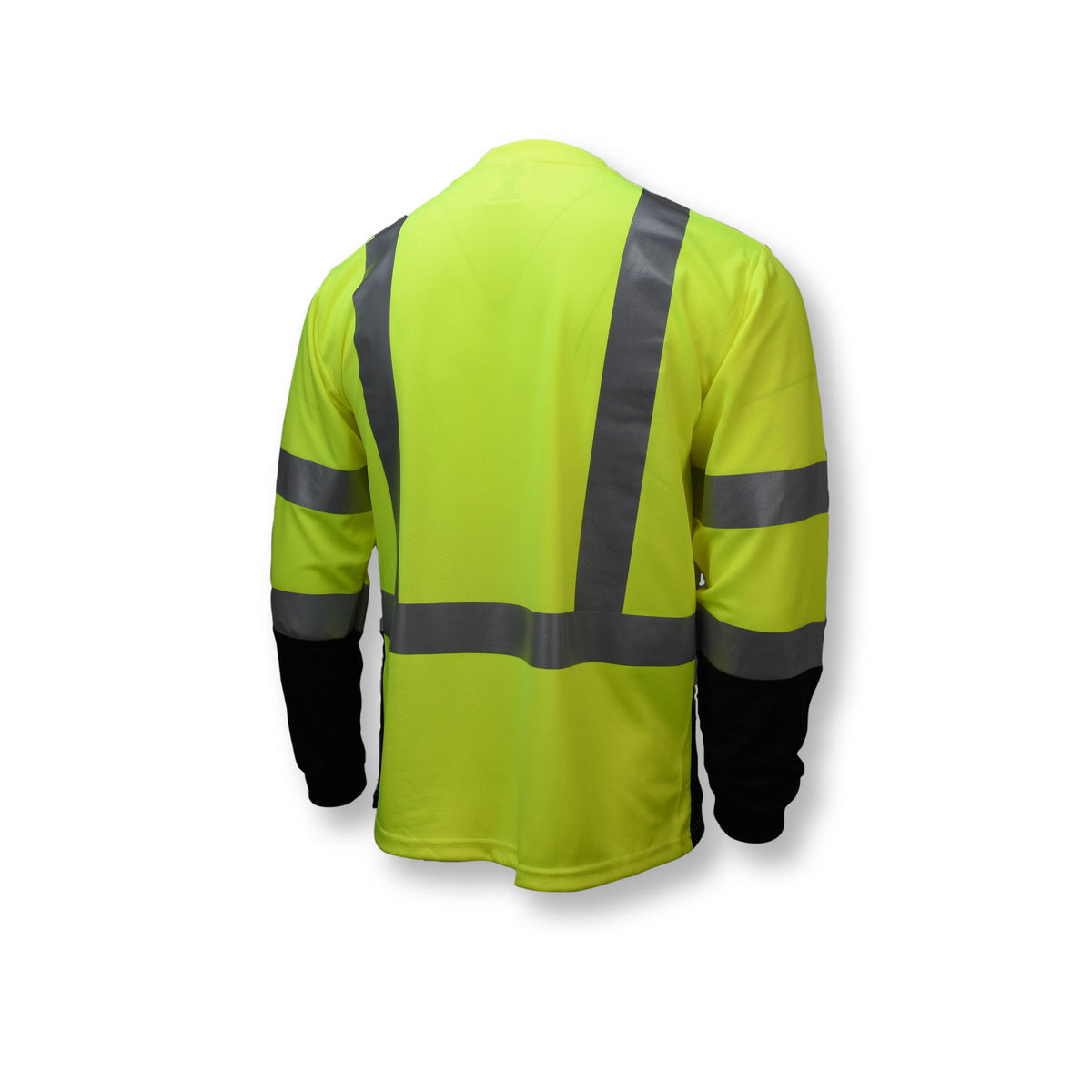 Long Sleeve Safety T-Shirt Class 3 Moisture Wicking ST21B - WRYKER Construction Supply