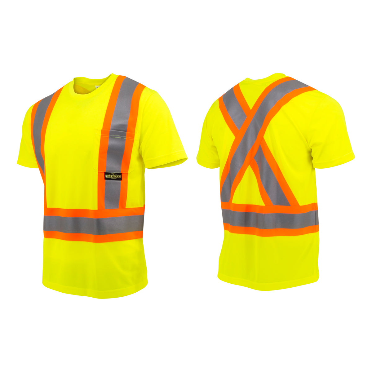 ST11X Class 2 Short Sleeve Safety T-Shirt X-Back - WRYKER Construction Supply
