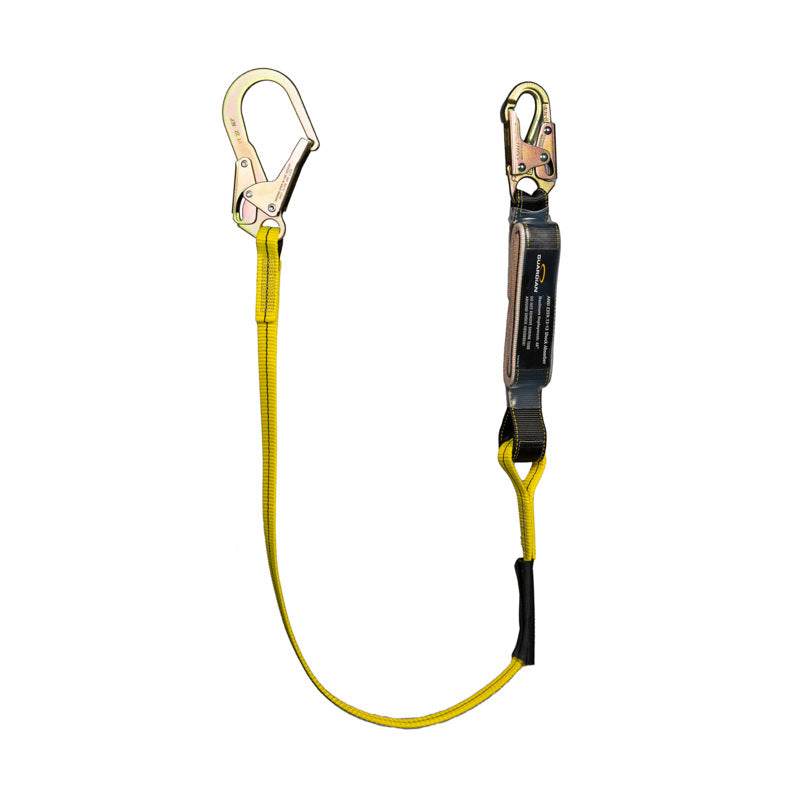 Guardian External Shock Lanyard With Rebar Hook