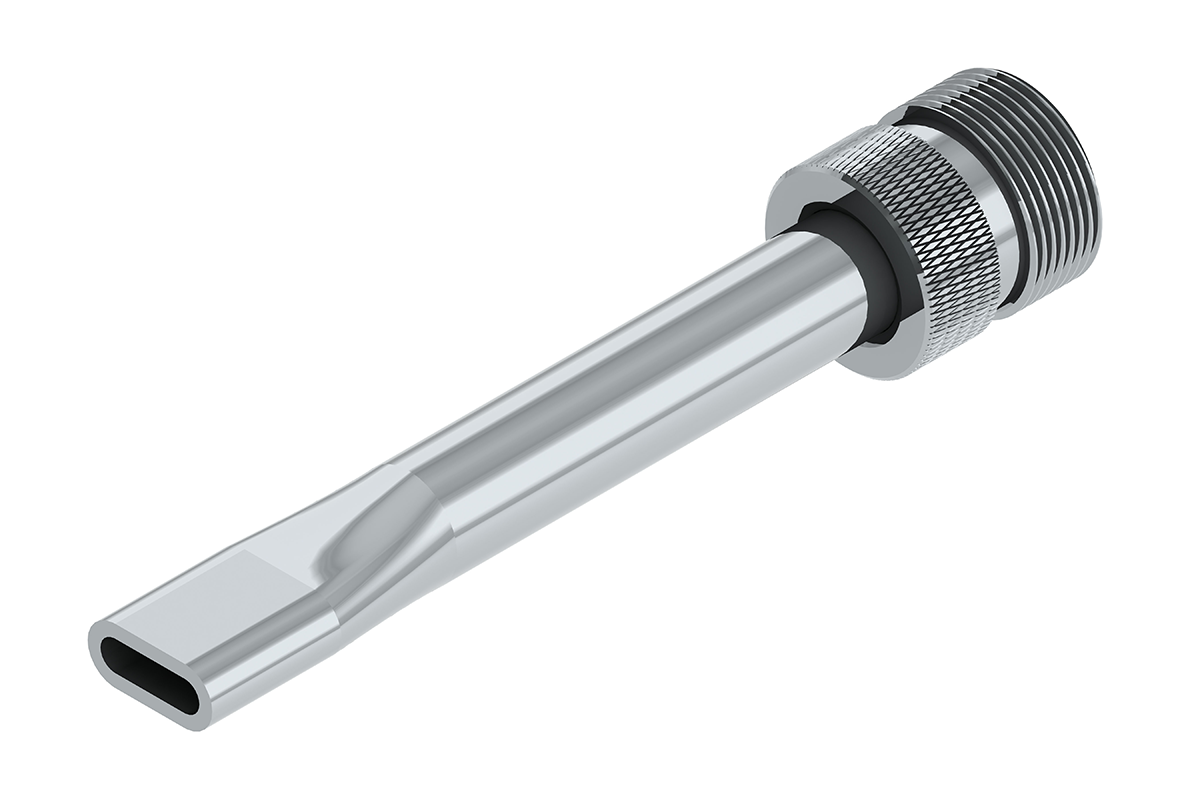 Metal Nozzle, 1/8" x 3/8" Ribbon Bead - WRYKER Construction Supply