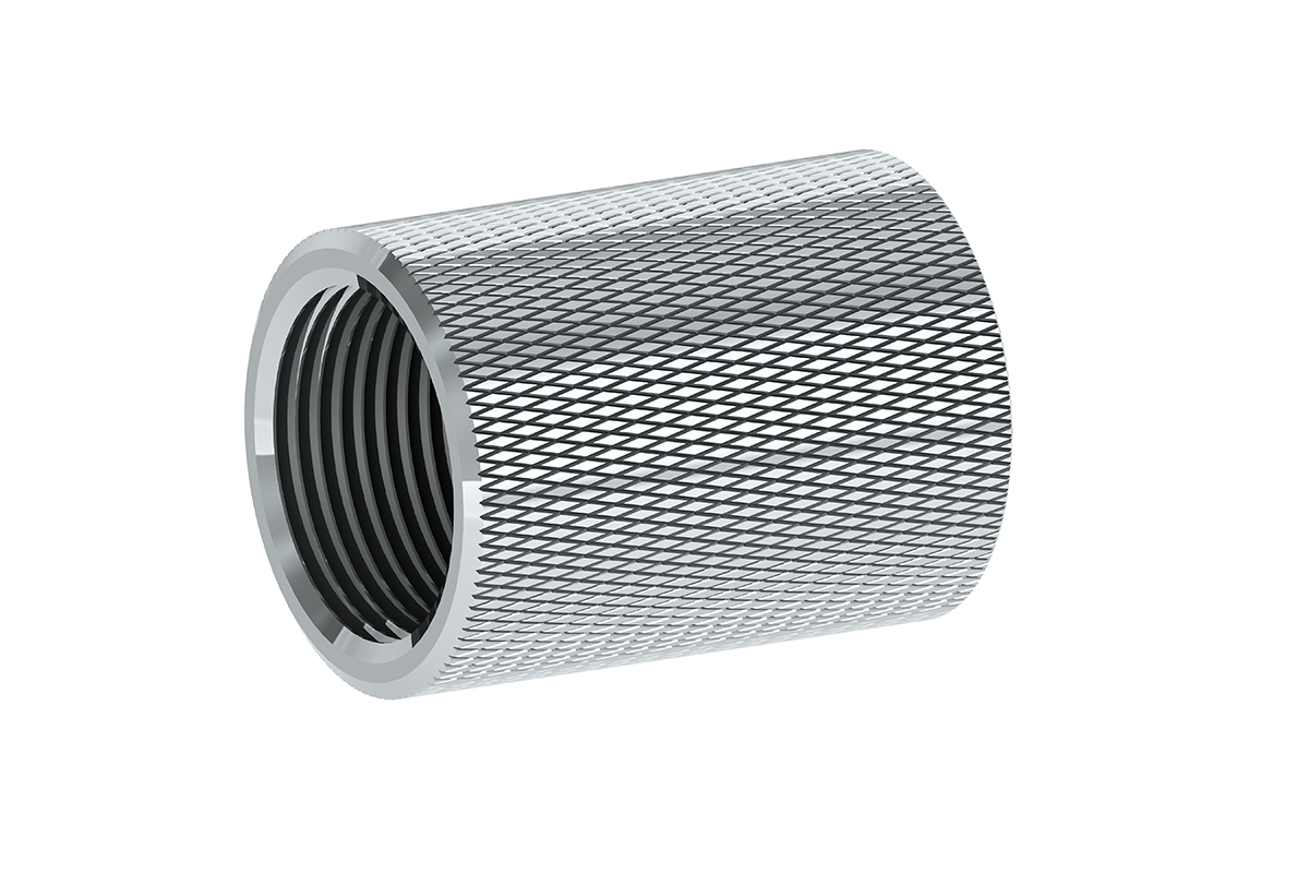 Threaded Nozzle Coupling, 3/8 NPS to 3/8 NPS - WRYKER Construction Supply