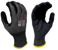 Radians RWG589 Cut Level A9 Sandy Foam Nitrile Coated Work Gloves (Pack of 12)