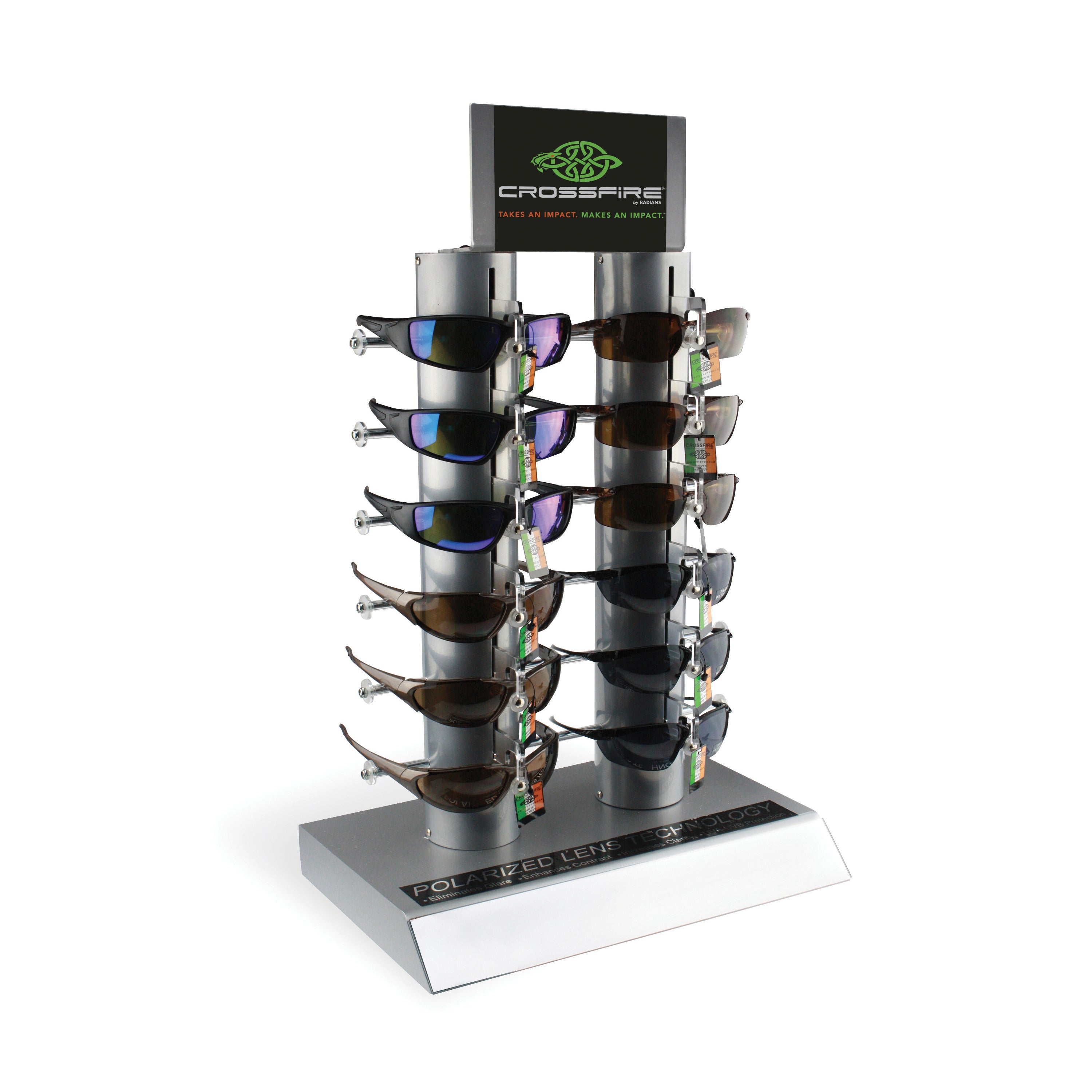 12 Unit Locking Counter Eyewear Display