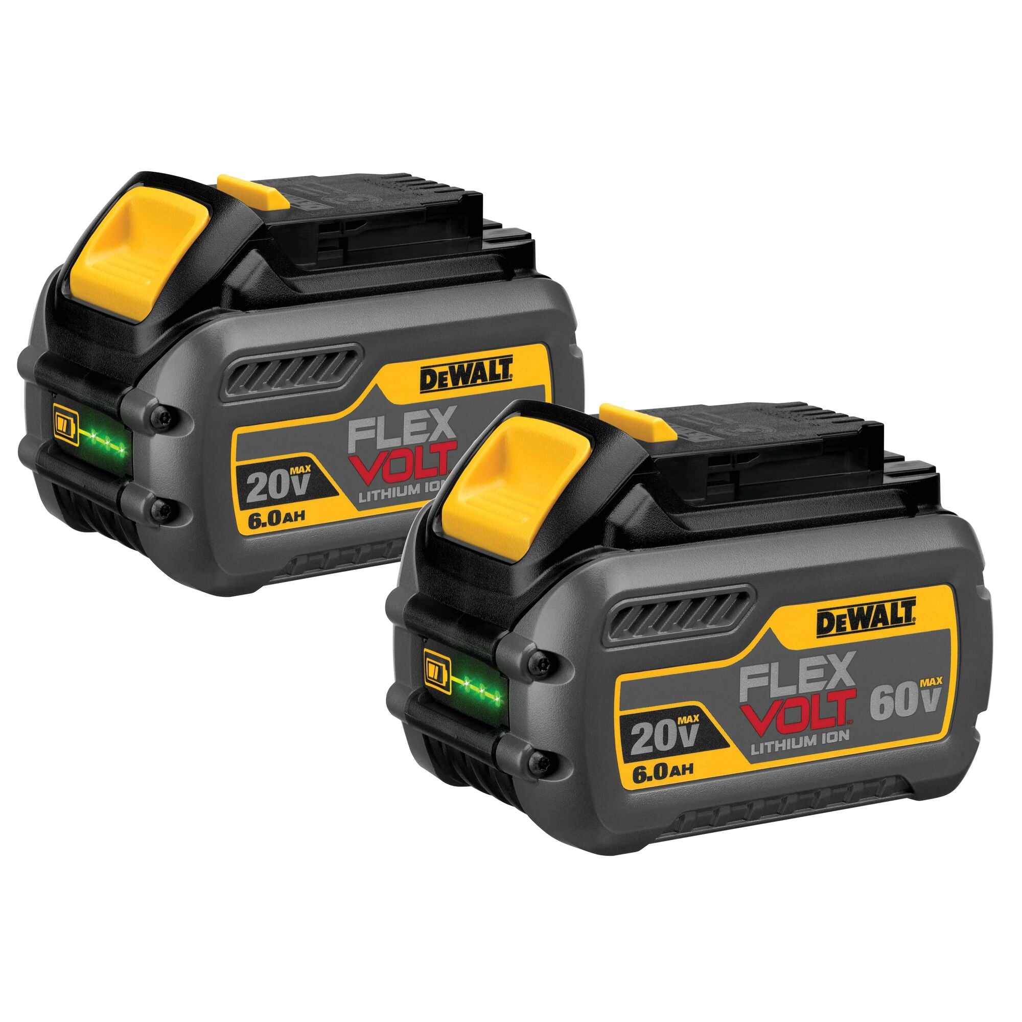 DeWALT DCB606-2 20V/60V FlexVolt 6aH Battery (2-Pack Kit)