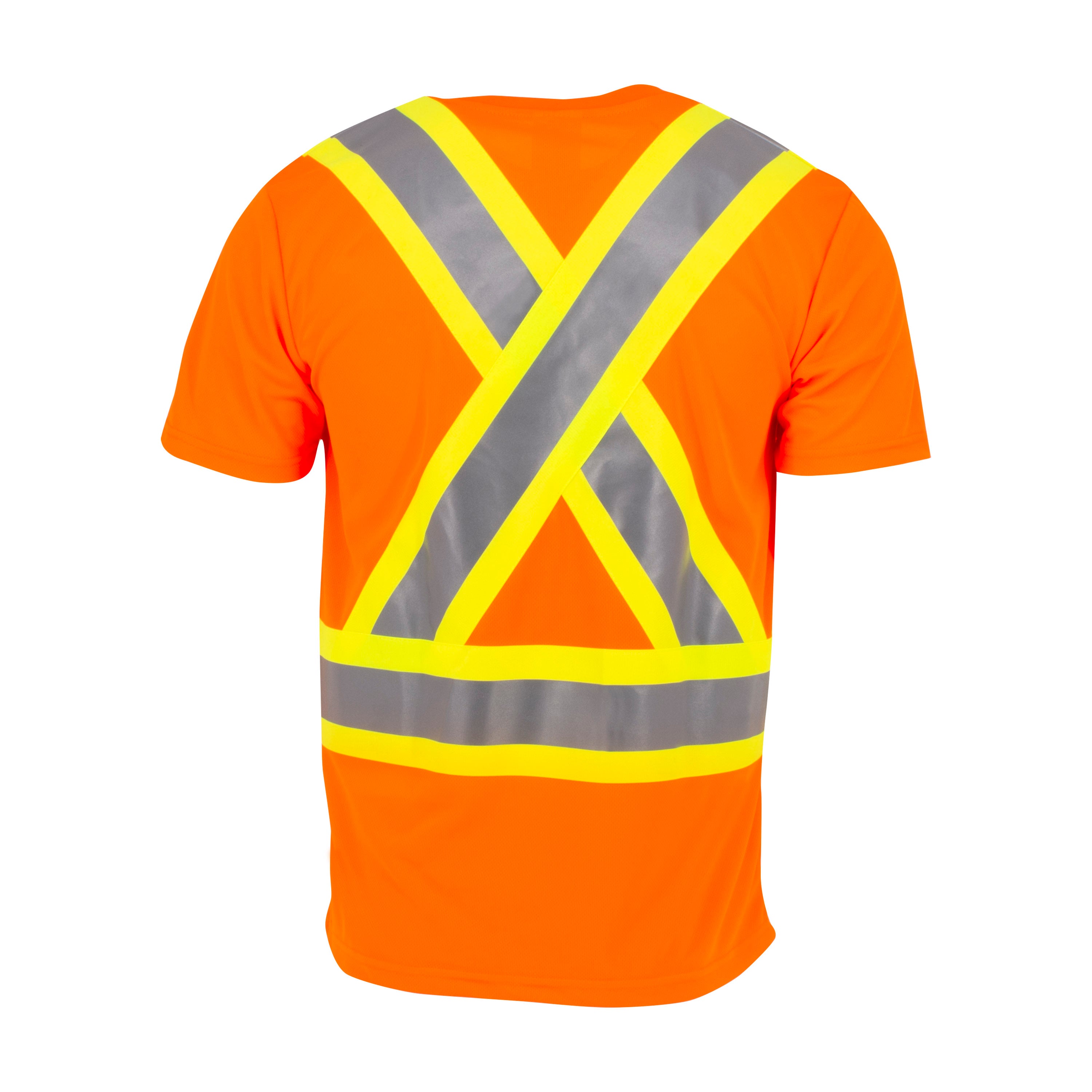 ST11X Class 2 Short Sleeve Safety T-Shirt X-Back - WRYKER Construction Supply