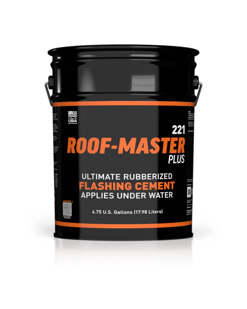 Roof Master Plus Rubberized Flashing Cement 5 Gallon Bucket