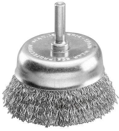 Alfa WB67113 Course Crimped Wire Cup Brush - 3" X 1/4" (Box of 10)