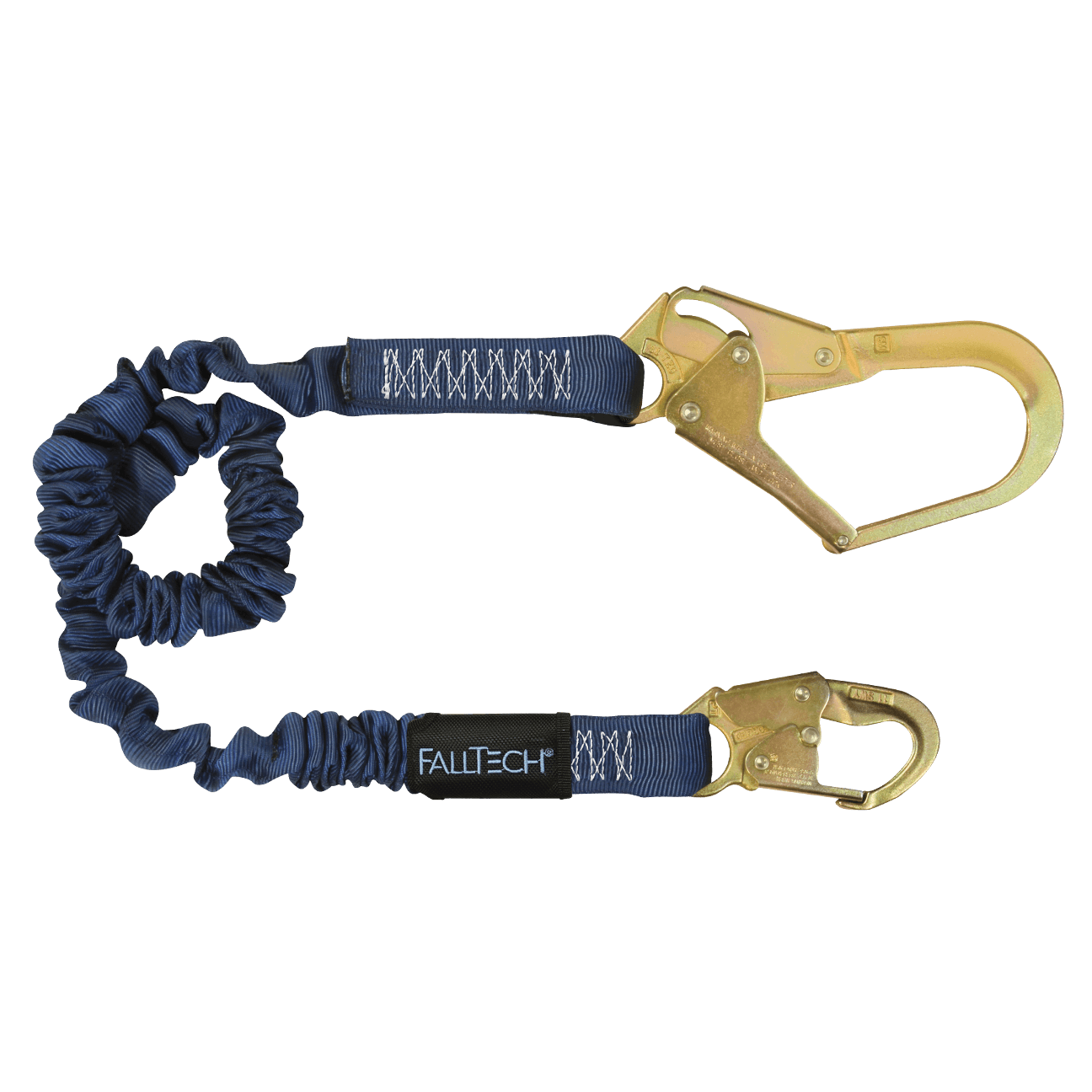 ElasTech Energy Absorbing Lanyard with Rebar Hook 4-1/2' - 6'