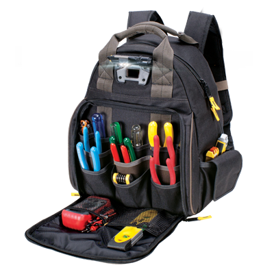 Tech Gear™ 53 Pocket Lighted Tool Backpack