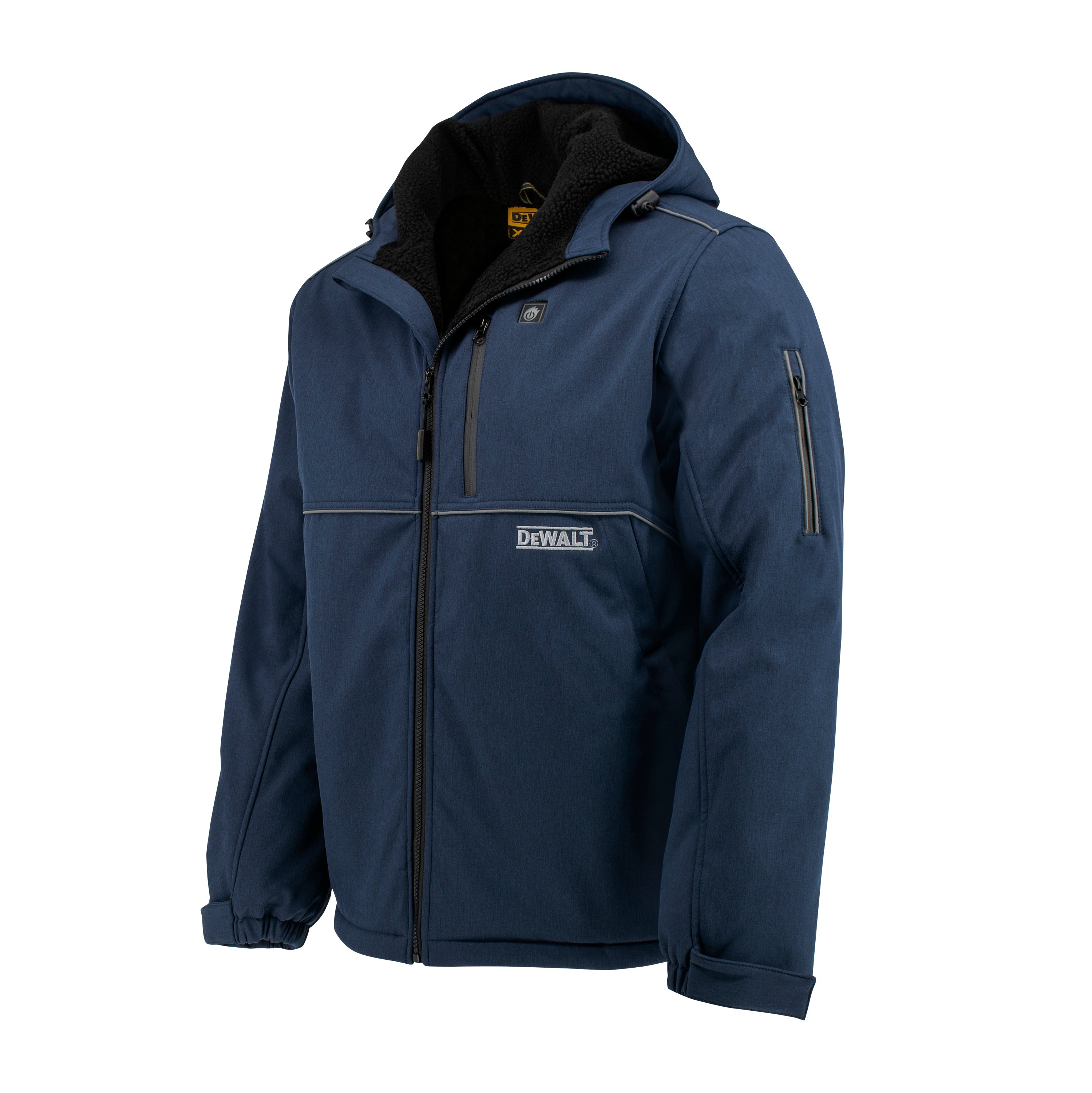 Chaqueta Soft Shell calefactable para hombre con forro Sherpa Kitted