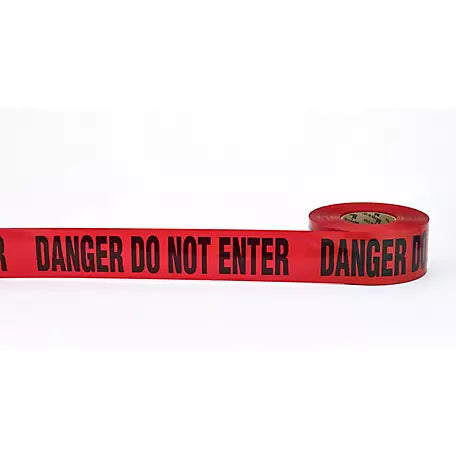 Danger Repulp Barricade Tape 3"