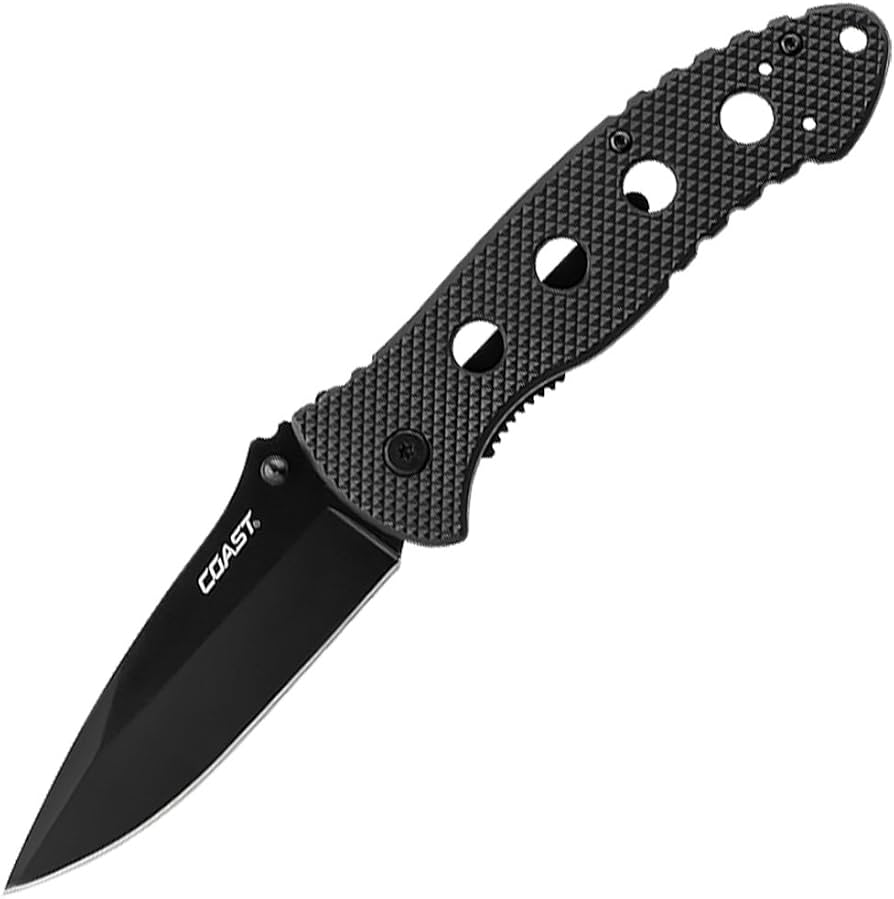 DX340 Double Lock Folder, Everyday Carry, Thumb Studs, 3 Position Clip