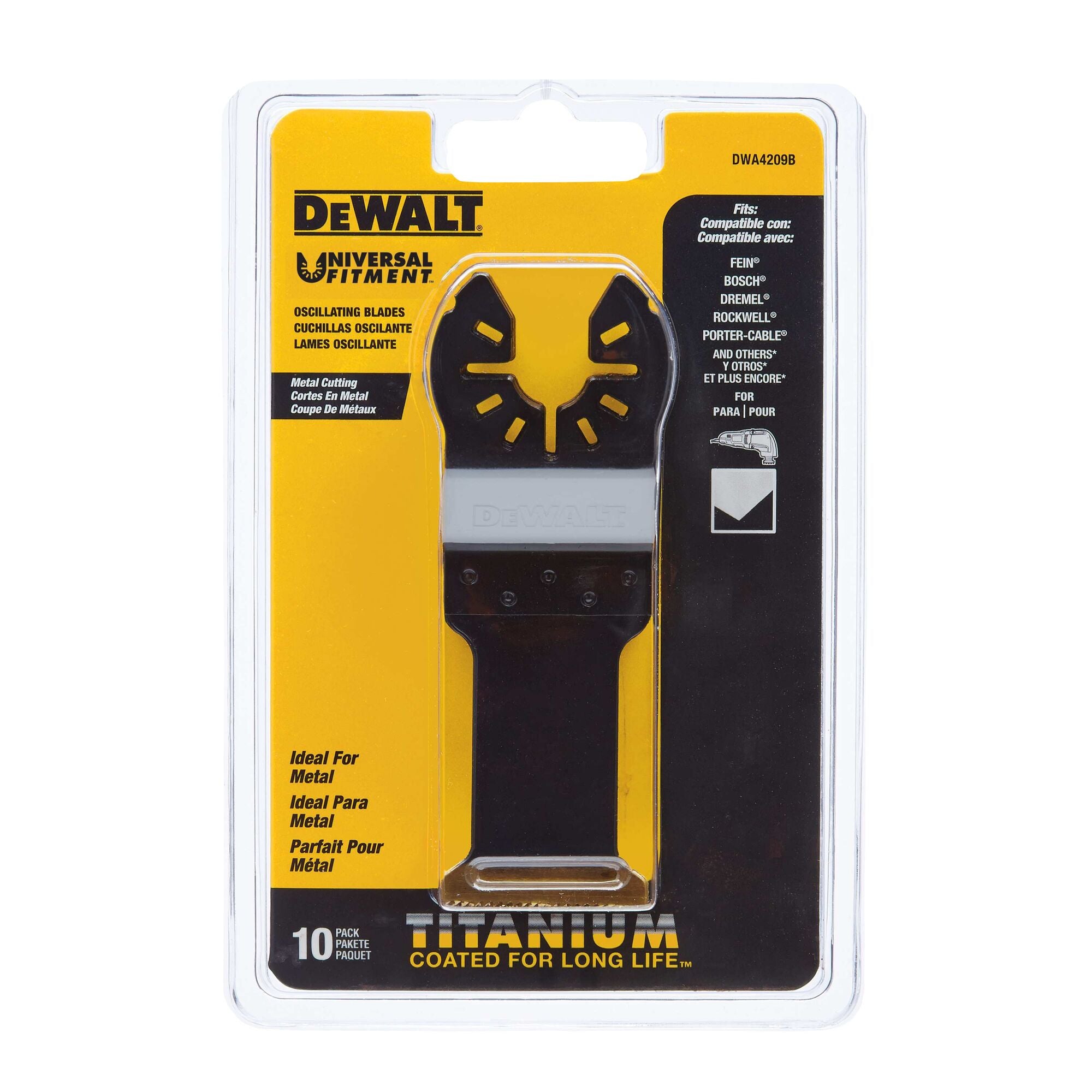 DeWALT Oscillating Metal-Cutting Blade 1-1/4" Titanium (Sold Individually)