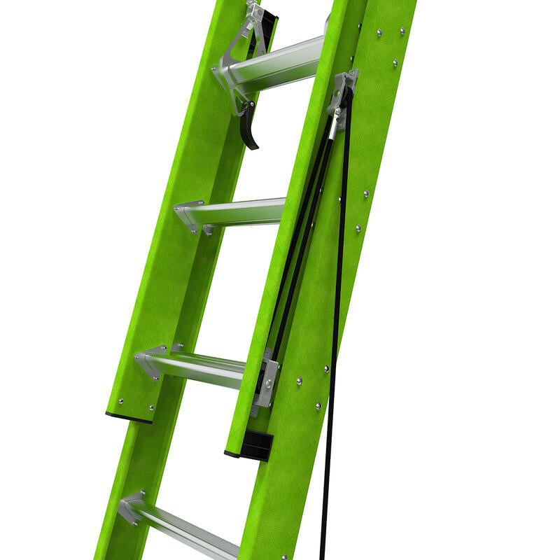 Little Giant 28' HYPERLITE Fiberglass Extension Ladder - ANSI Type IA - 300 lb Rated