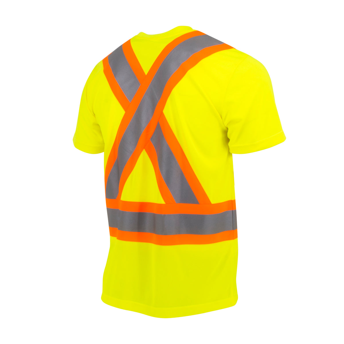 ST11X Class 2 Short Sleeve Safety T-Shirt X-Back - WRYKER Construction Supply