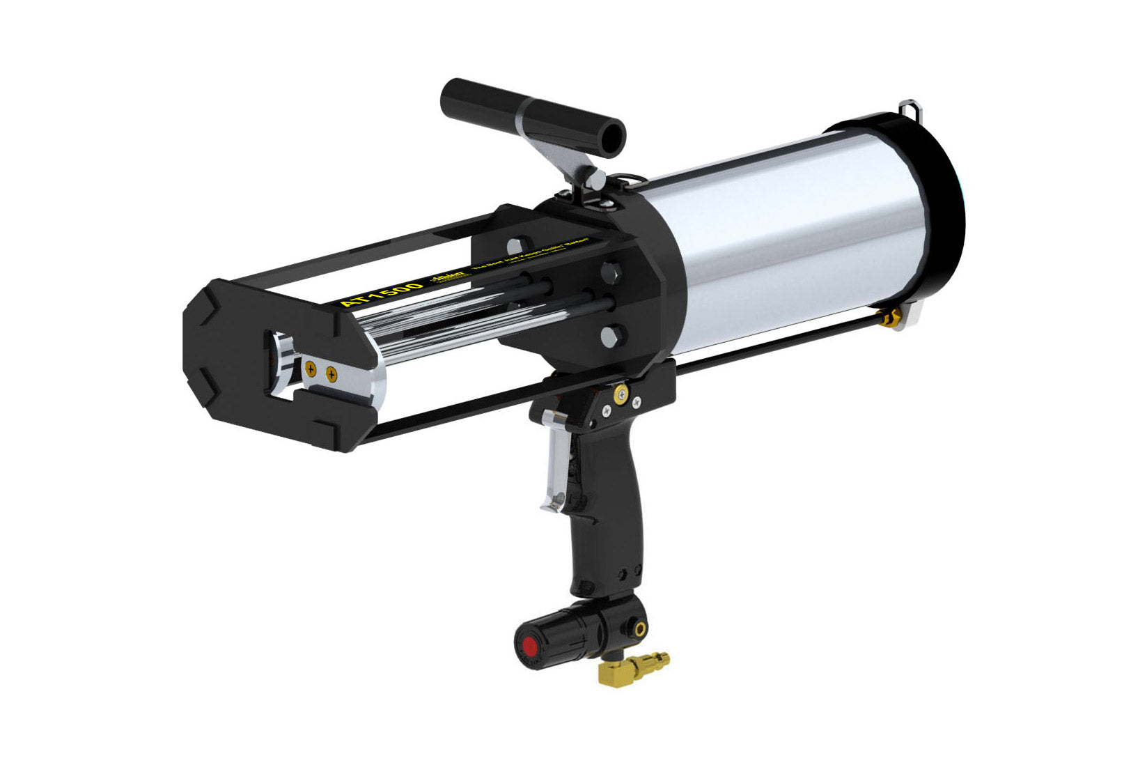 1500 Series AT Line Air-Powered Multi-Component Cartridge Gun Side Load (1:1, Standard Configuration)