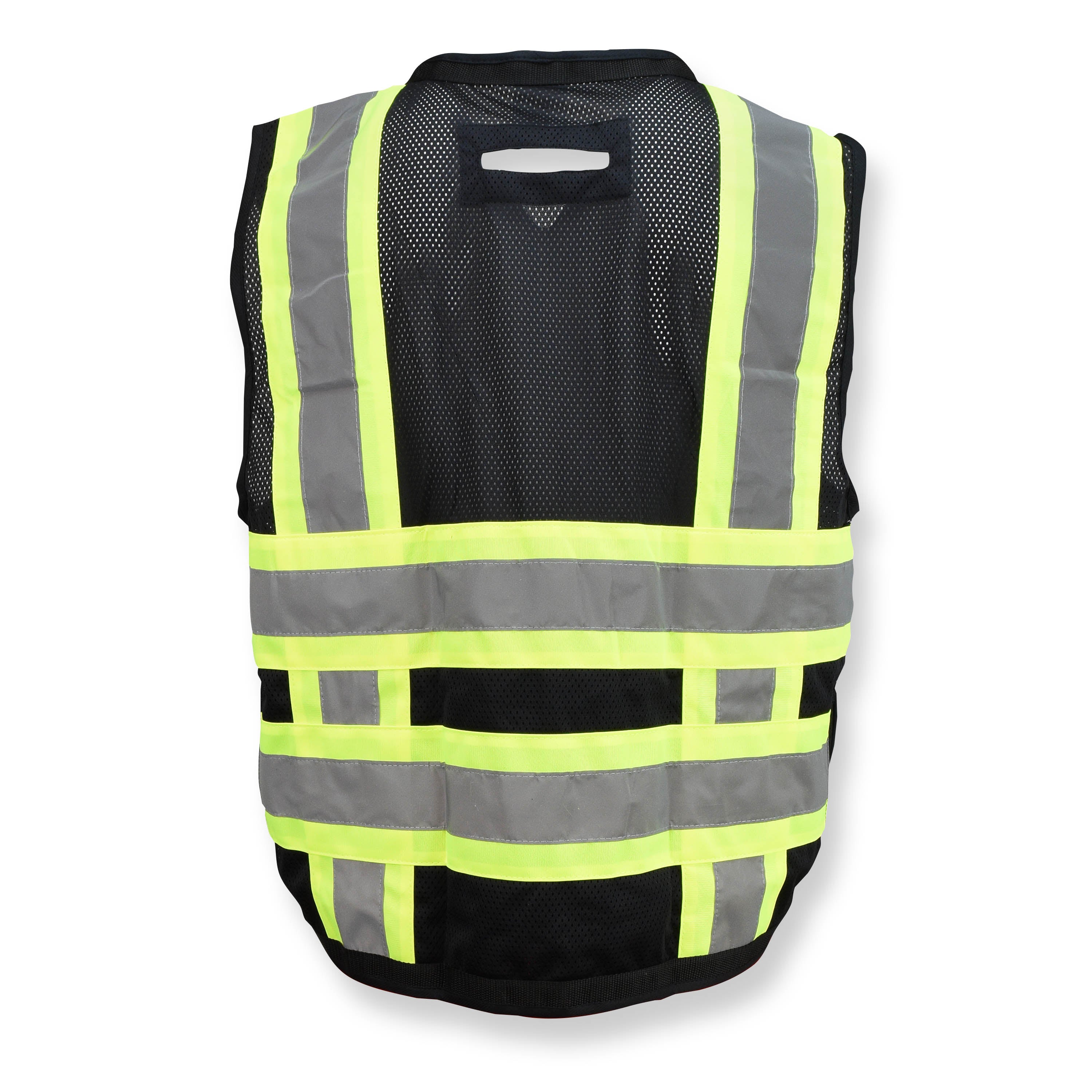 SV59-1 Chaleco de seguridad para topógrafo de servicio pesado tipo O Clase 1 con cremallera