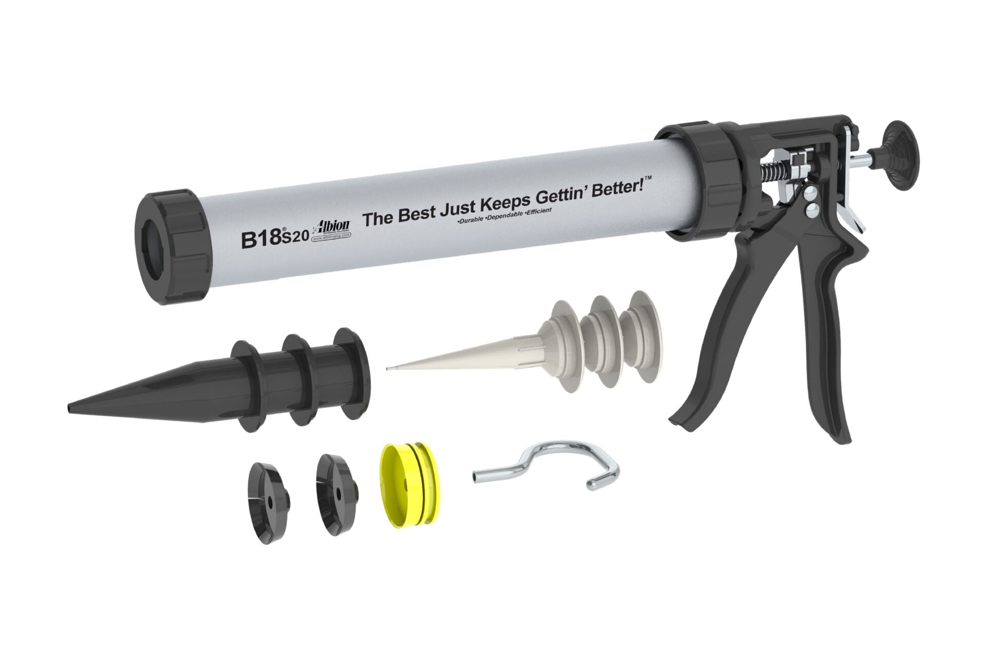 20oz B-Line Manual Sausage Gun w/ 18:1 Ratio Drive