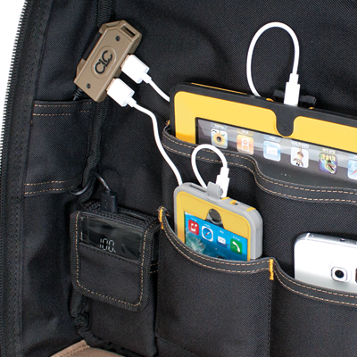 Tool Storage CLC 23 Pocket Universal Charging Backpack