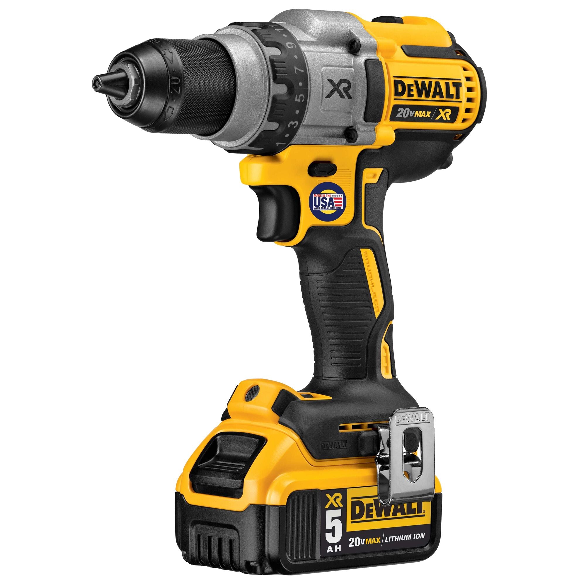 DeWALT DCD991P2 Max XR Drill 3 Speed Lithion Ion Drill/Driver Kit with 2 DCB205 and Charger