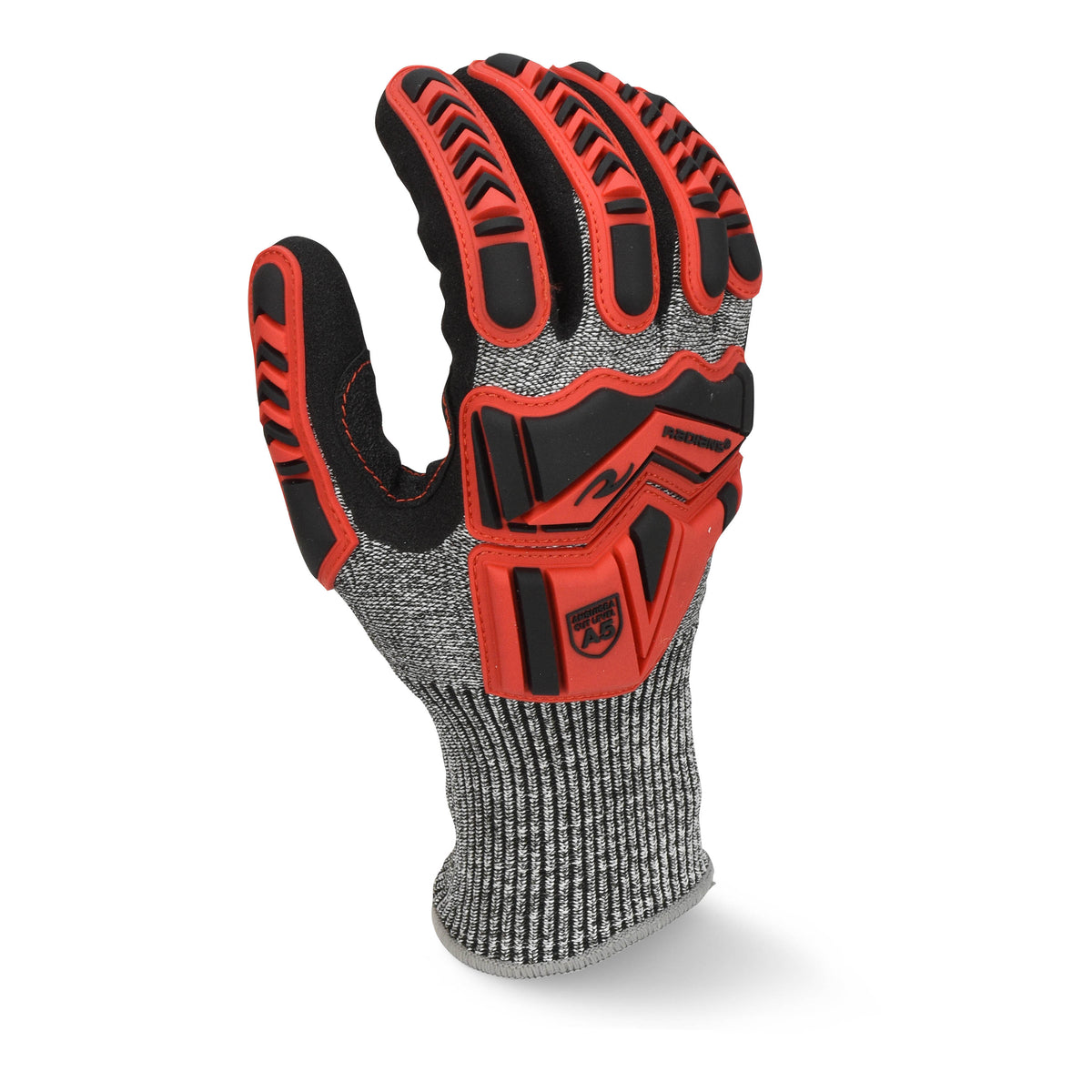 Radians RWG609 Cut Protection Level A5 Impact Protection Work Glove with Padded Palm - WRYKER Construction Supply