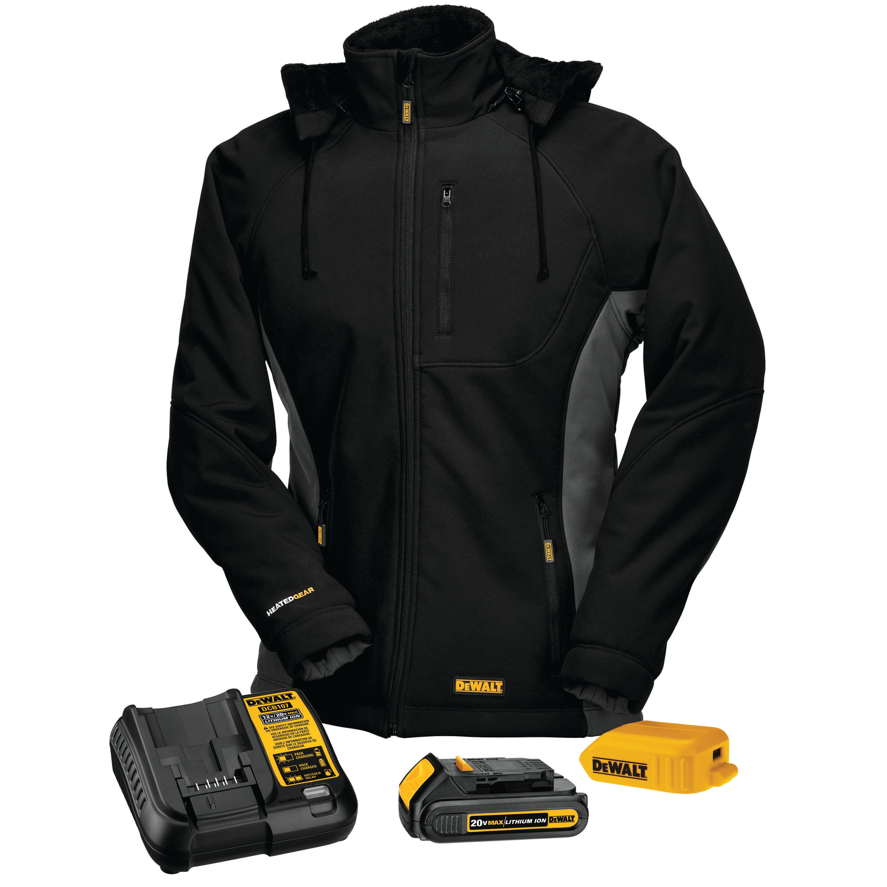 DeWALT DCHJ066C1 Women's Heated Soft Shell Coat Kitted