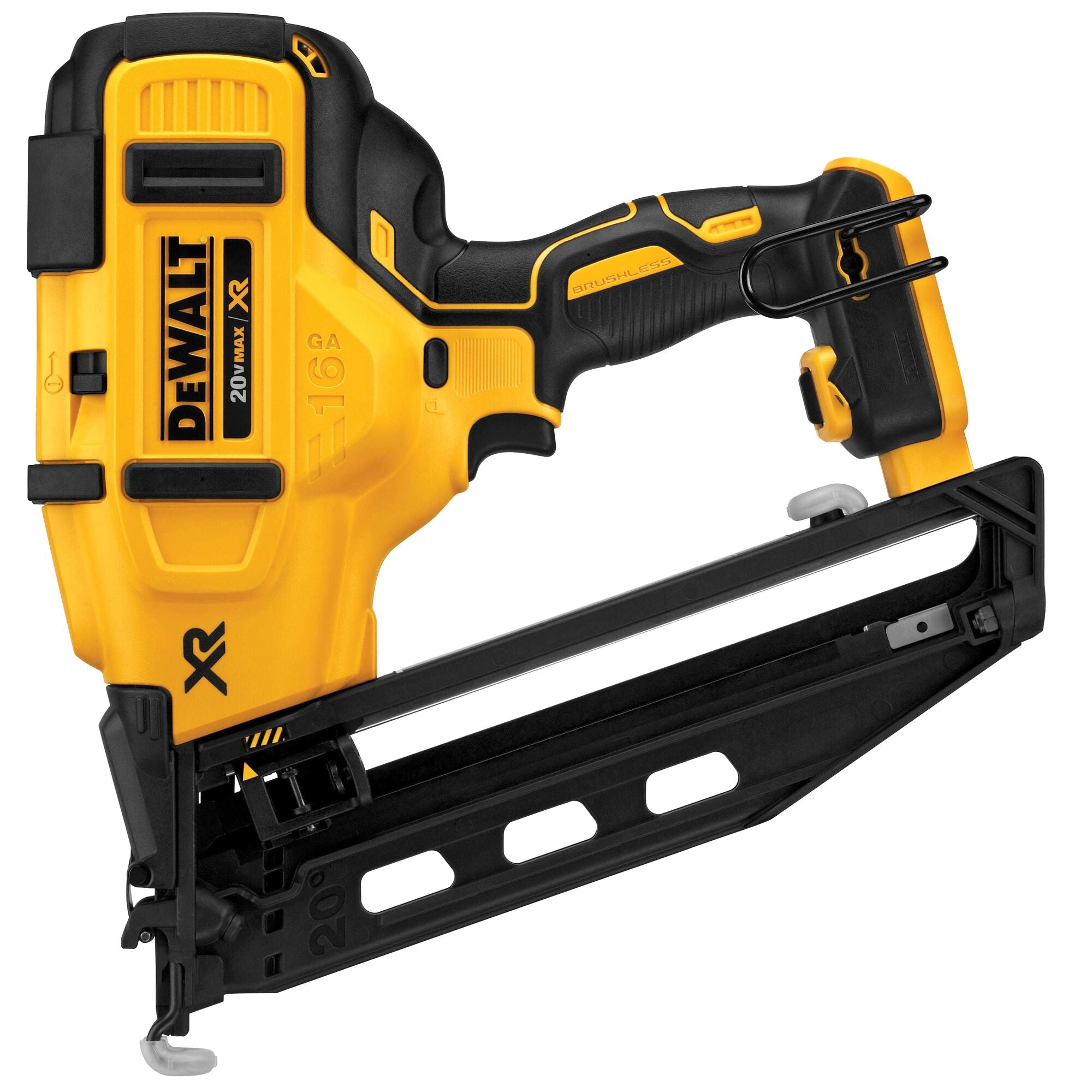 DeWALT Angled Finish Nailer 20 Volt Battery 16 GA