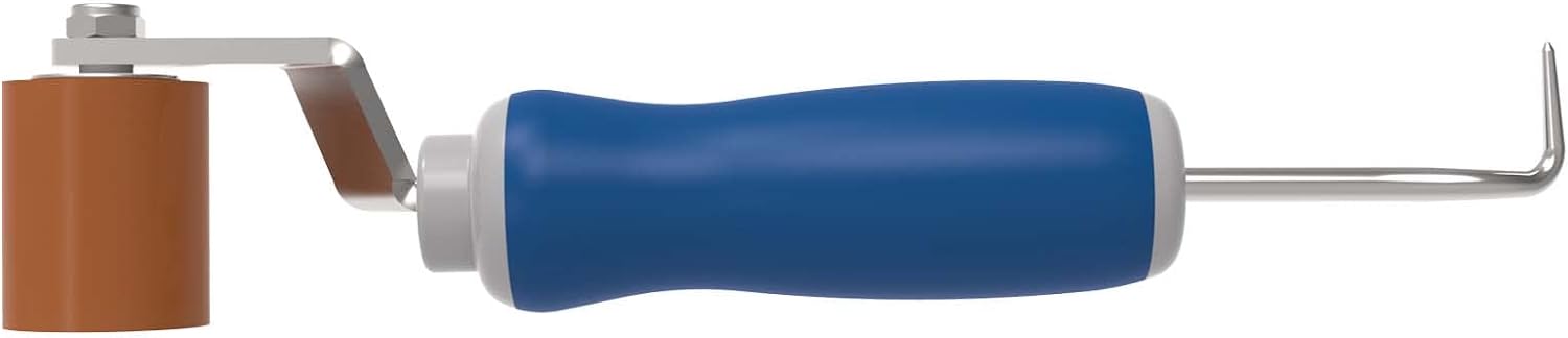 Everhard Roll & Check Seam Roller | Steel Roller With Test Probe | Ergonomic Handle