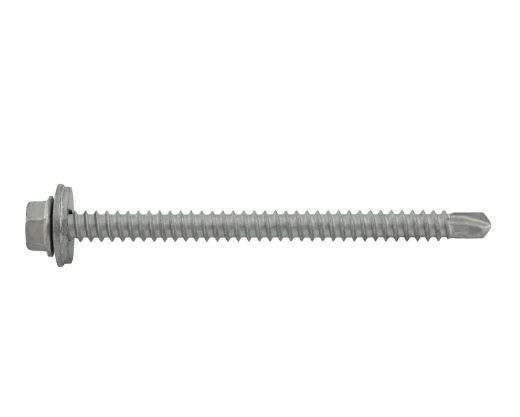 DeWALT TEK-3 DrillIt® Drill Screws with Bonded Sealing Washer, #3 Point Type, 5/16" Indented Hex Washer Head, Stalgard Finish