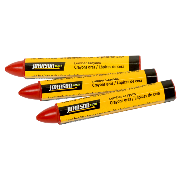 Lumber Crayon Johnson Level Blue 3-Pack