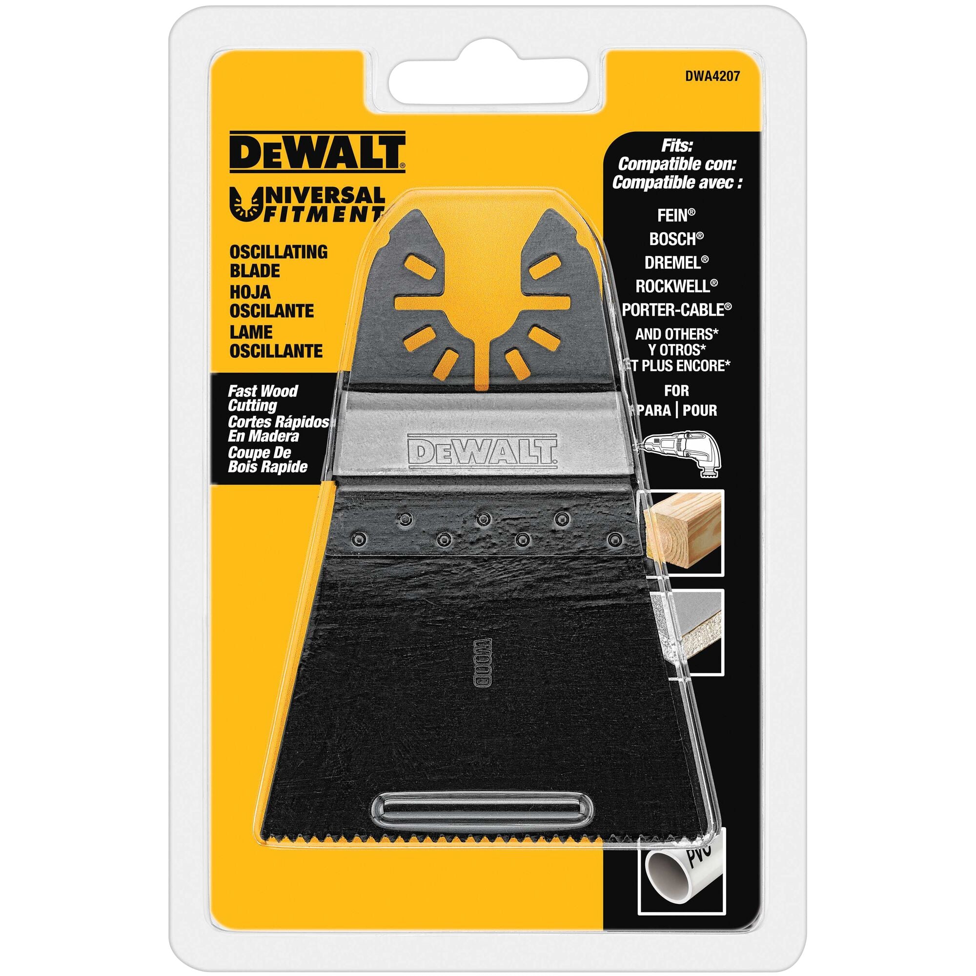 DeWALT Oscillating tool Blade Wood Wide Cut