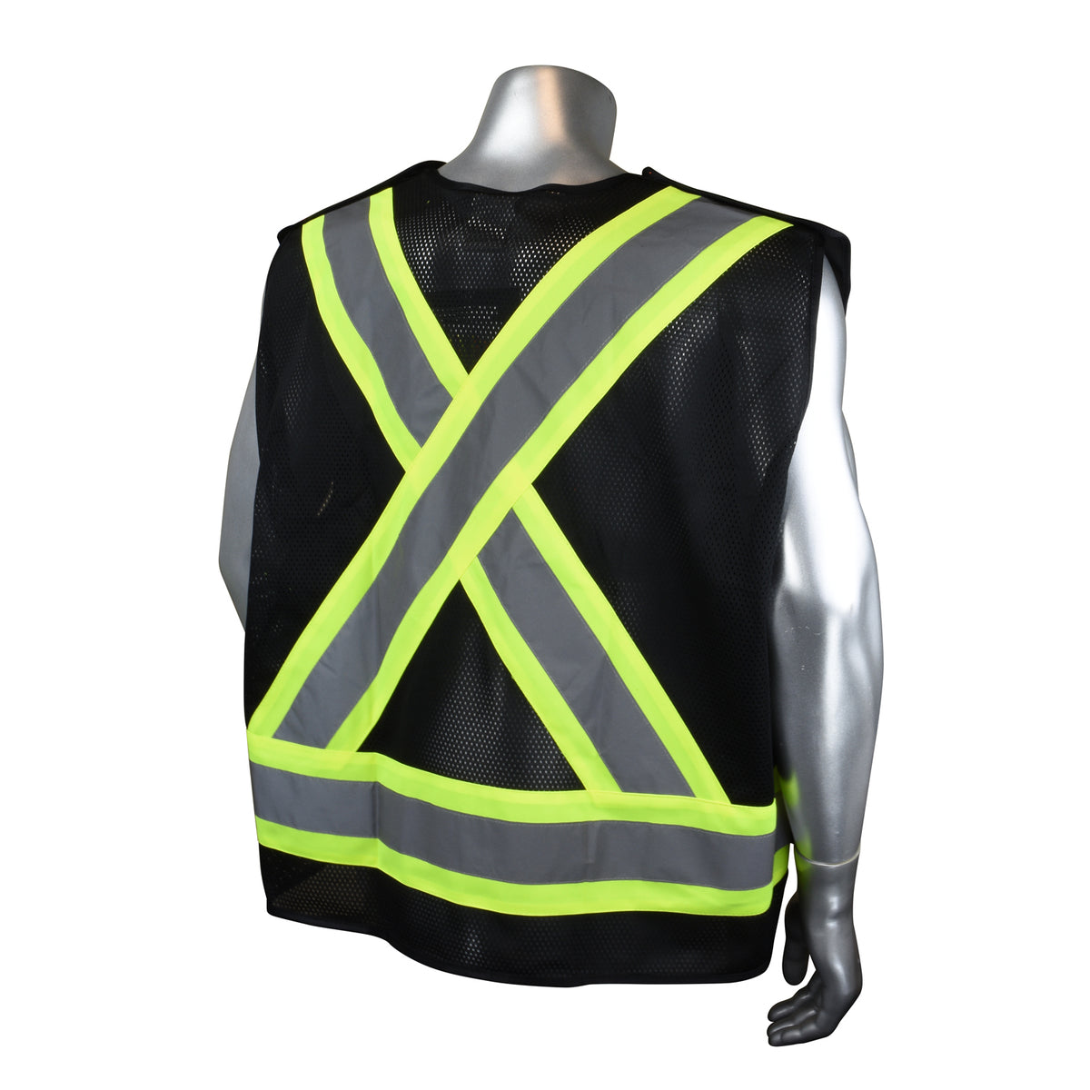 SV020X-1 Heavy Duty 7-Pocket Tear Away Cruiser Vest X-Back