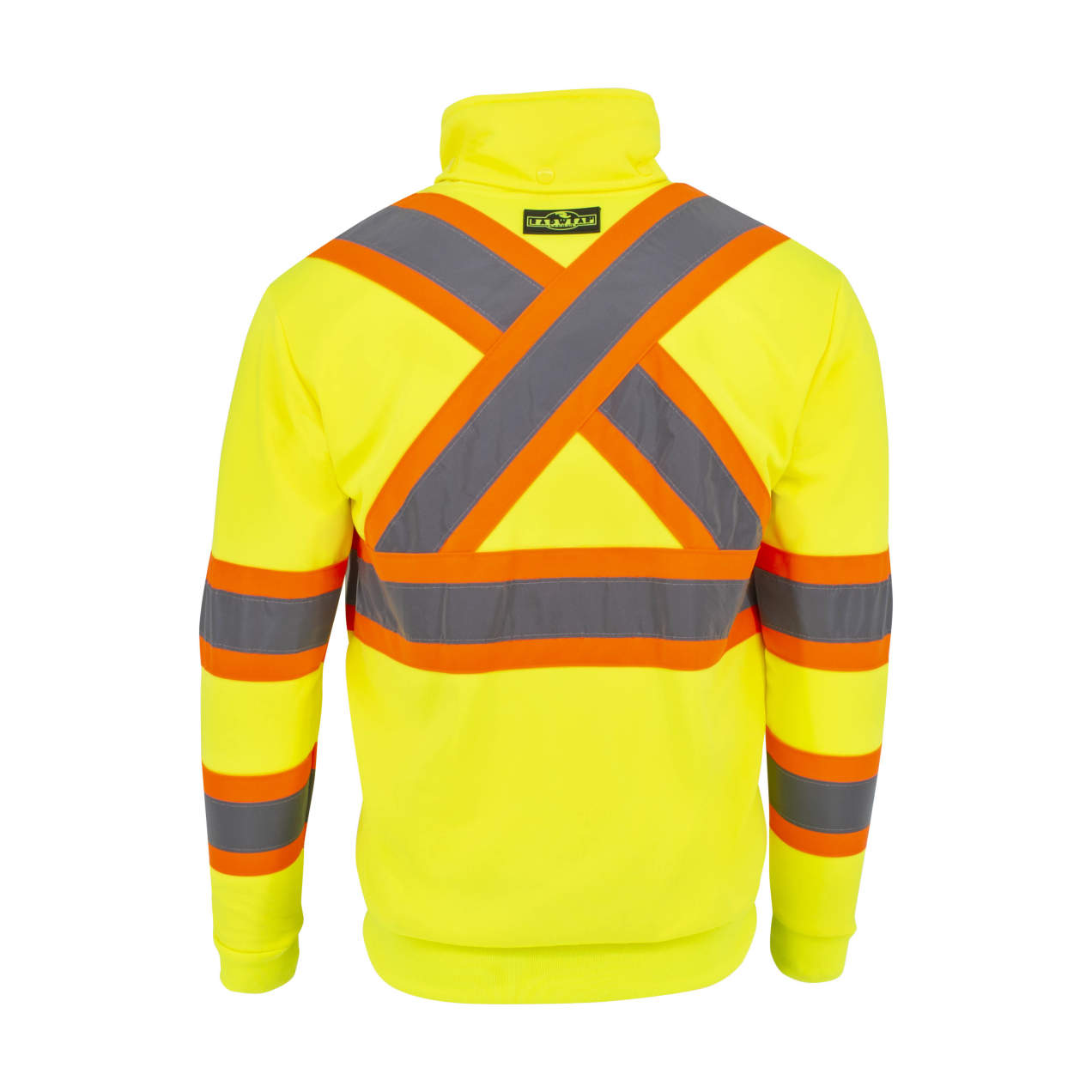 Radians SW01X-2 High Neck Zip Front X-Back Hooded Sweatshirt - WRYKER Construction Supply