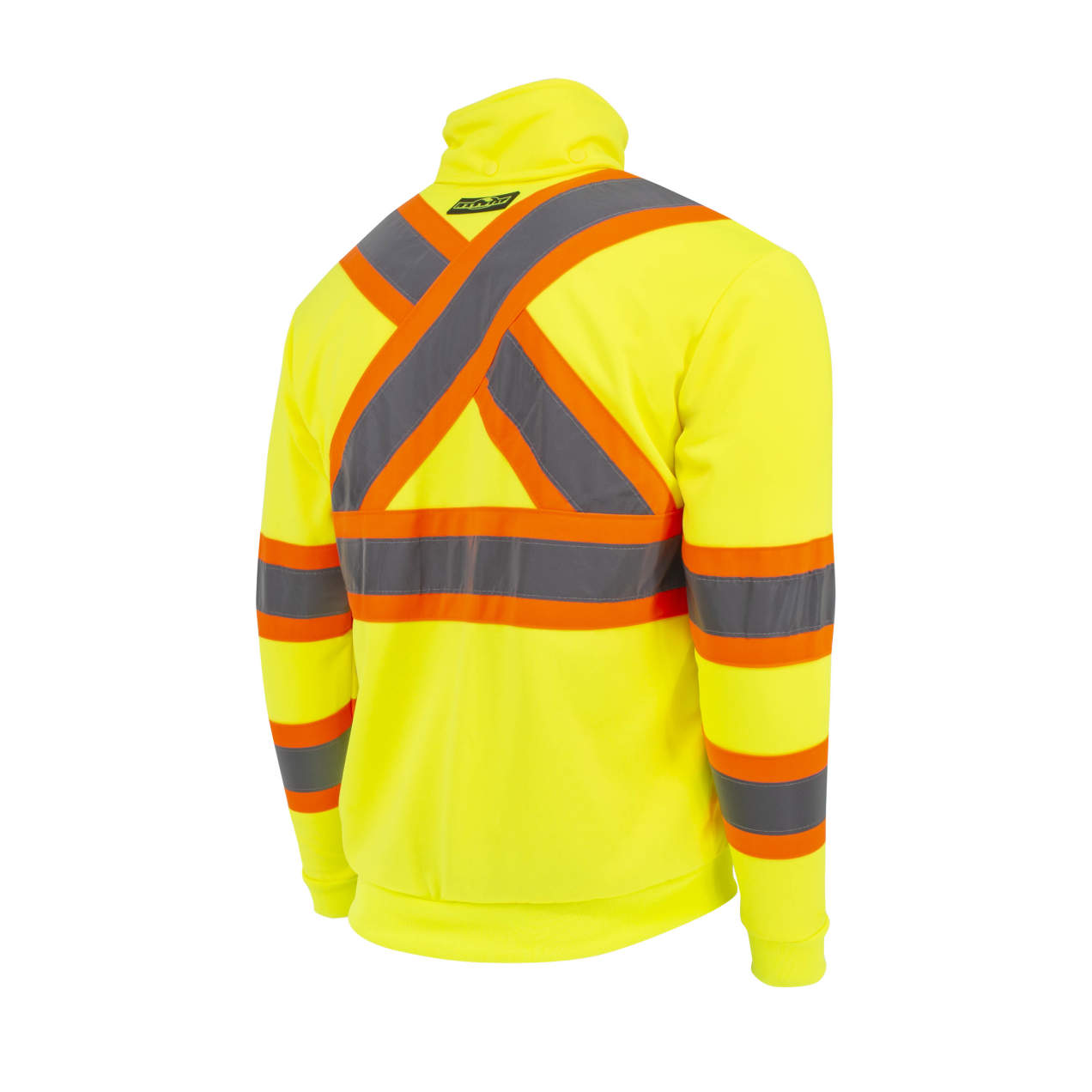 Radians SW01X-2 High Neck Zip Front X-Back Hooded Sweatshirt - WRYKER Construction Supply