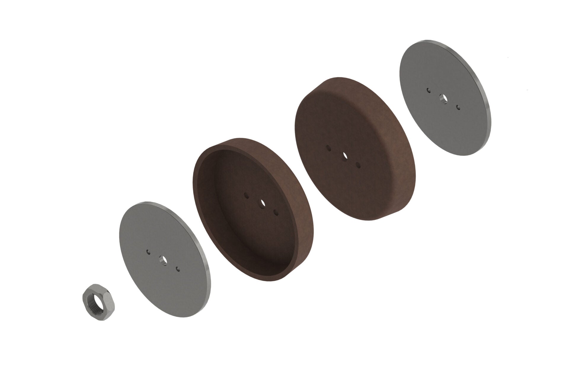 3 3/8" Diameter Special Deluxe Drive Piston Replacement Kit, Bulk Style