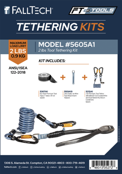 Tool Tether Kit 2 Lb Stretch Coil Falltech 5605A1