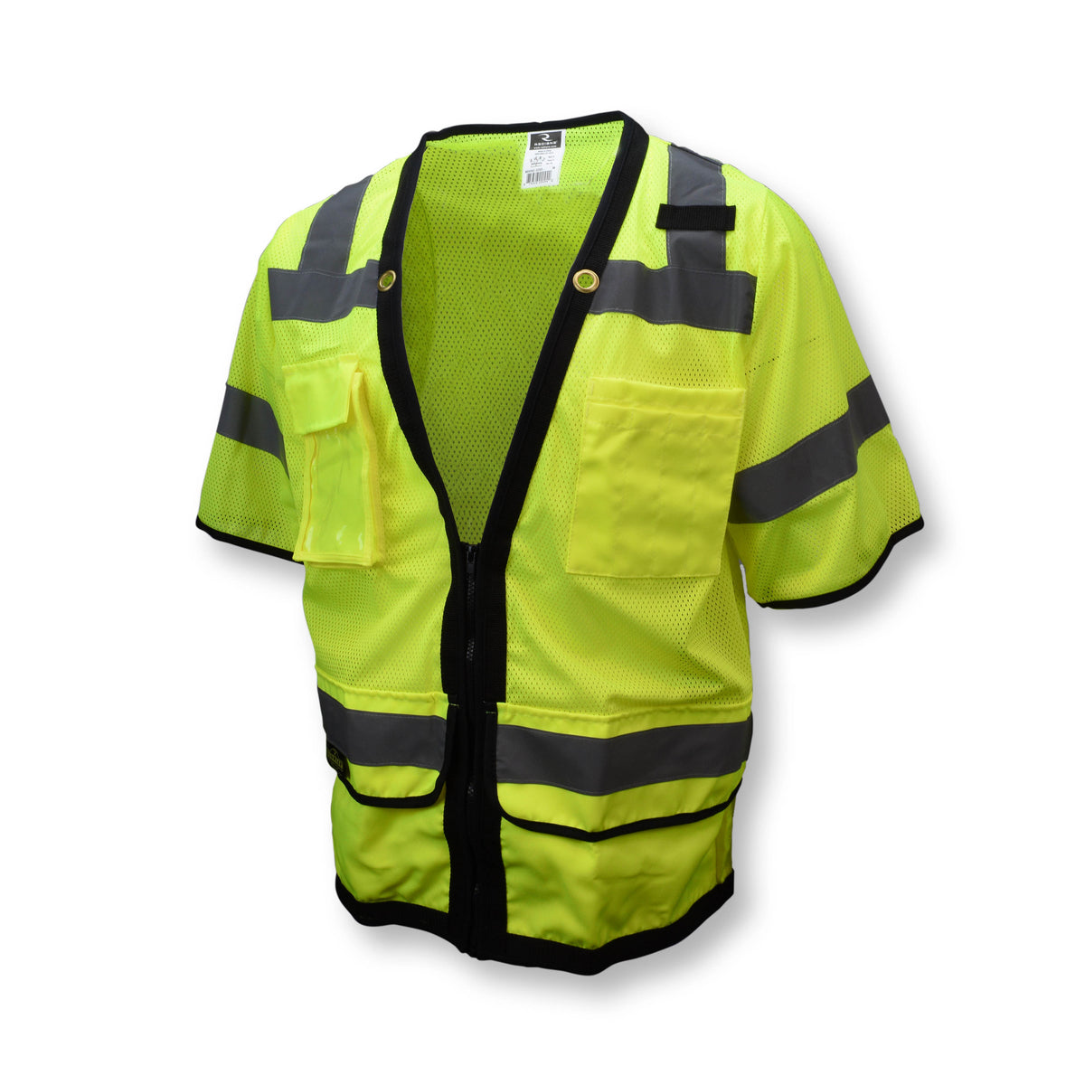 Radians SV59Z-3ZGD Type R Class 3 Heavy-Duty Green Mesh Surveyor Safety Vest