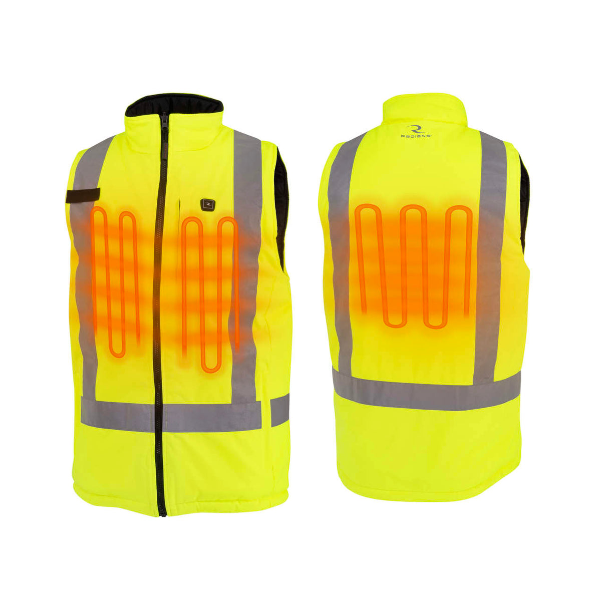 Radians RGH-SV12 Class 2 Reversible Heated Vest - WRYKER Construction Supply