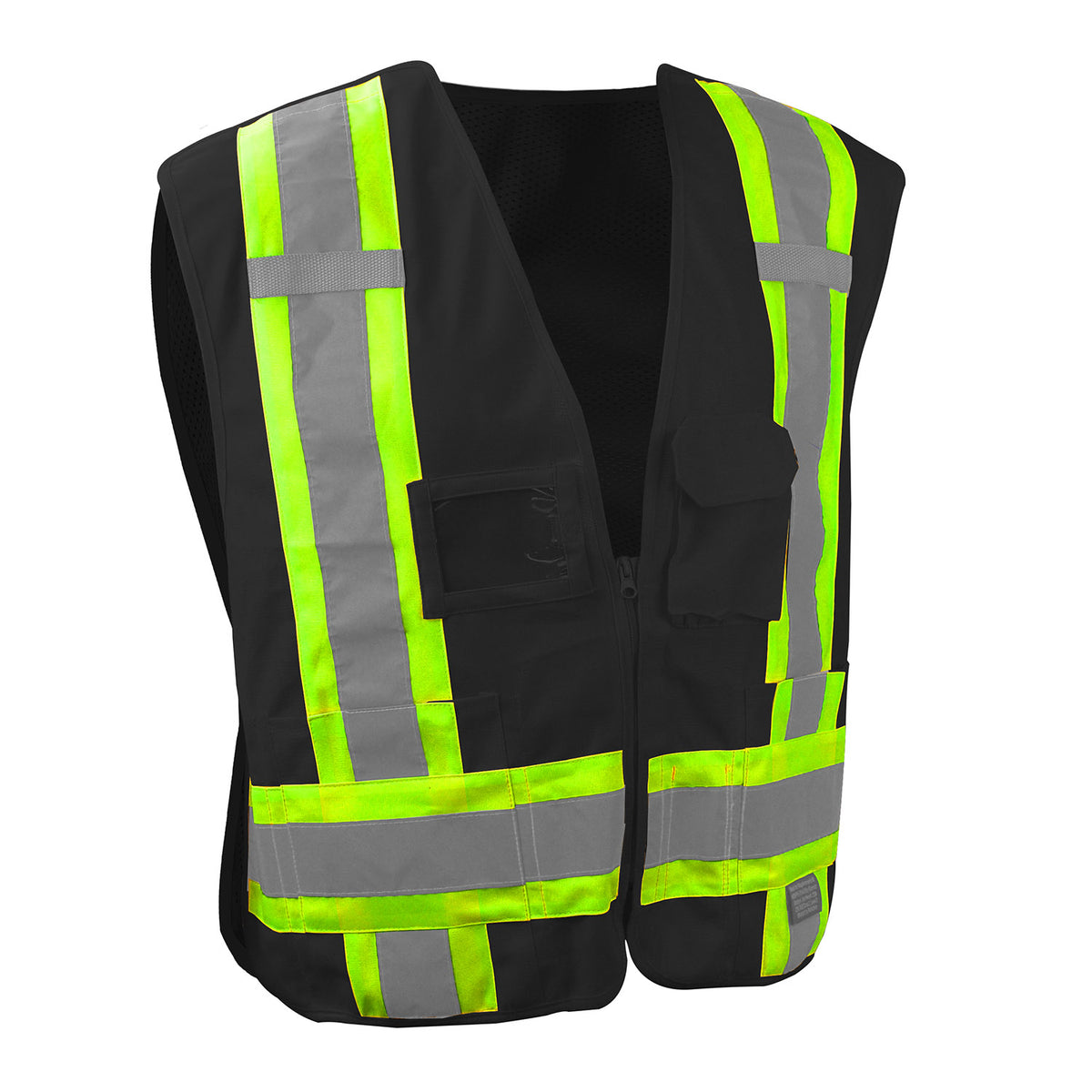 SV020X-1 Heavy Duty 7-Pocket Tear Away Cruiser Vest X-Back
