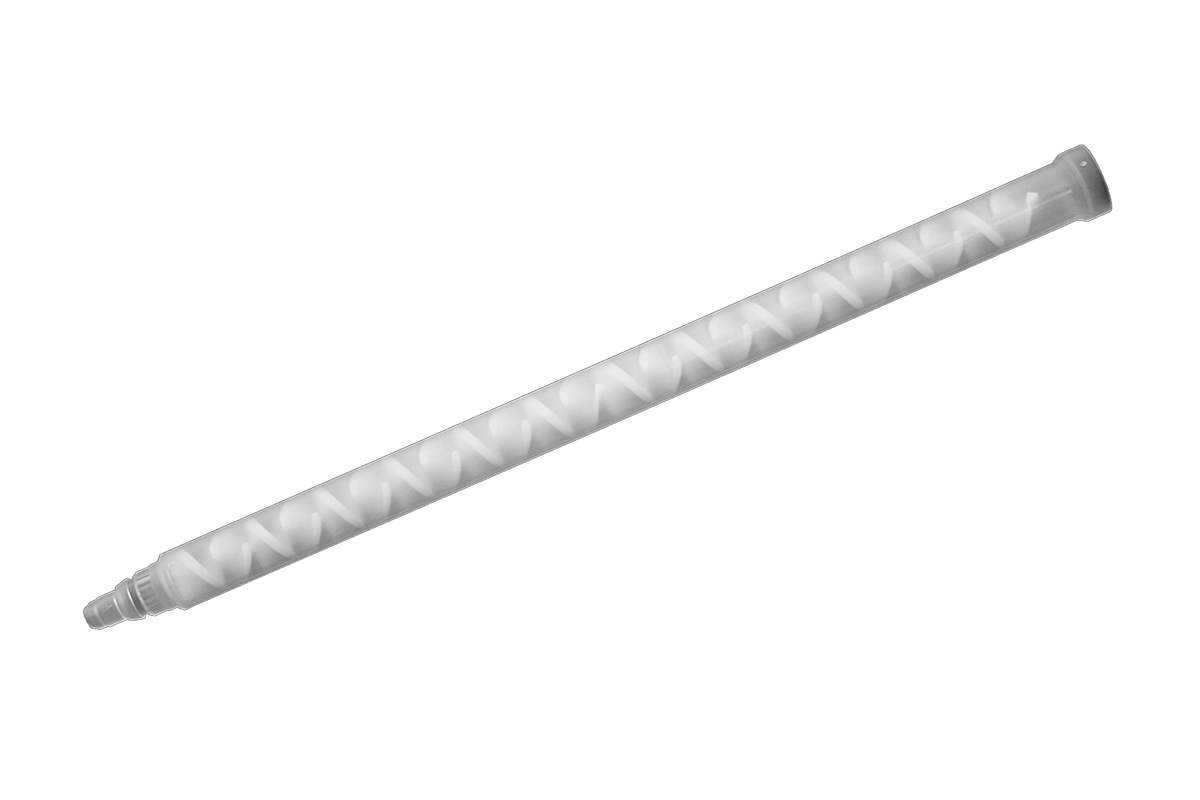 Bell-Type Static Mixer, 1/2" ID X 11-5/8" Long, 24 Elements