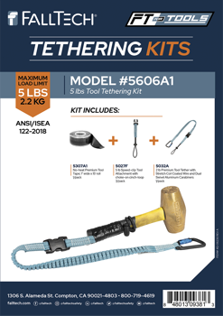Tool Tether Kit 5 Lb Stretch Coil Falltech 5606A1