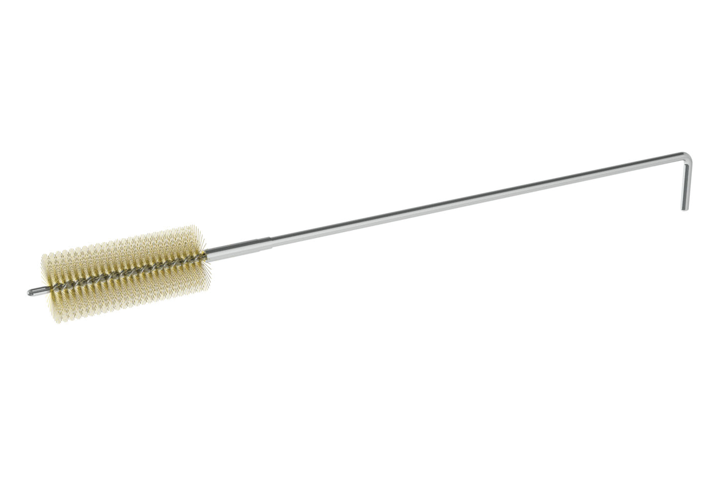 Bulk Gun Barrel Brush w/ Curved Handle for Manual Cleaning