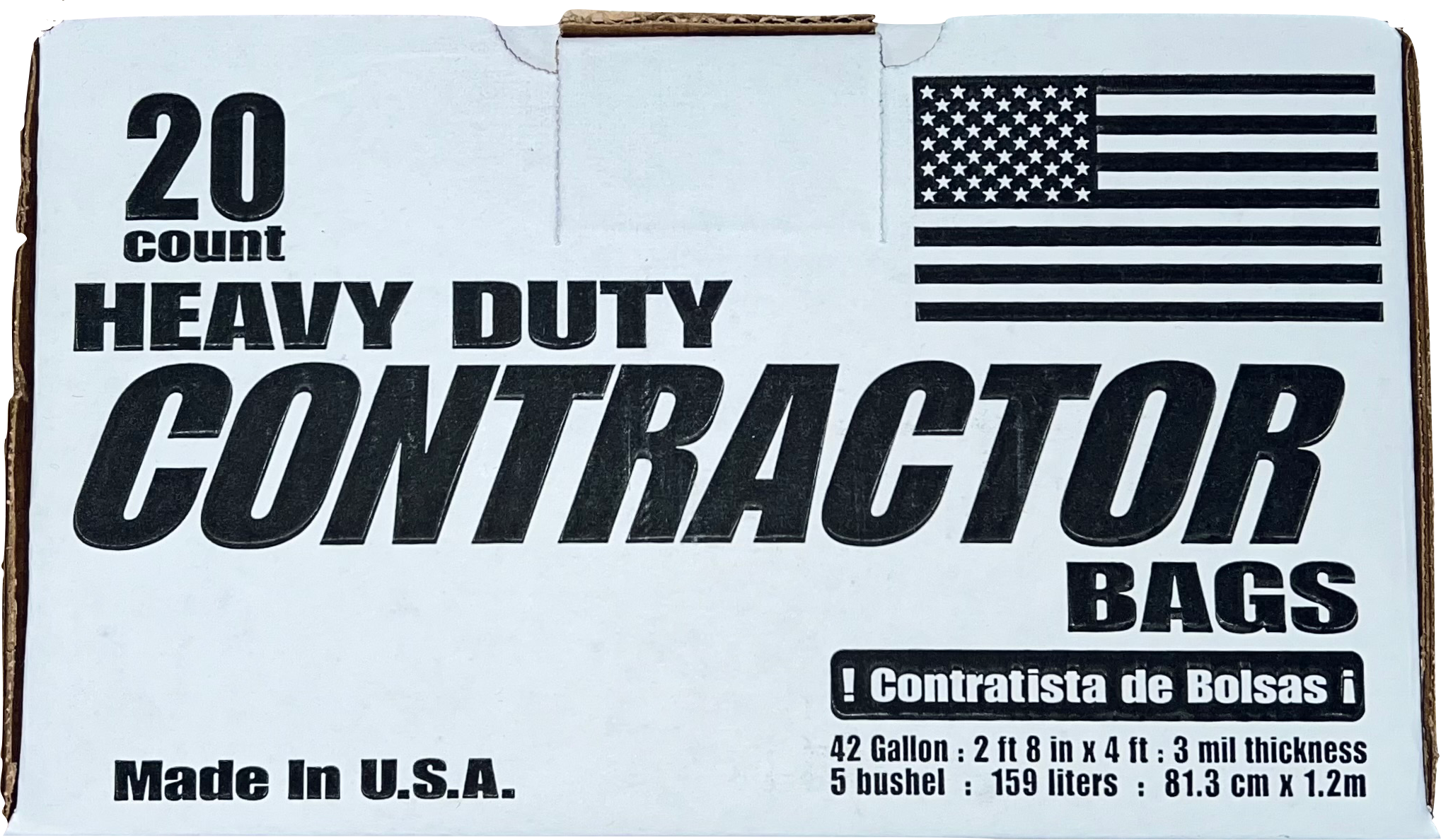 3 Mil Contractor Bags (Box of 20)