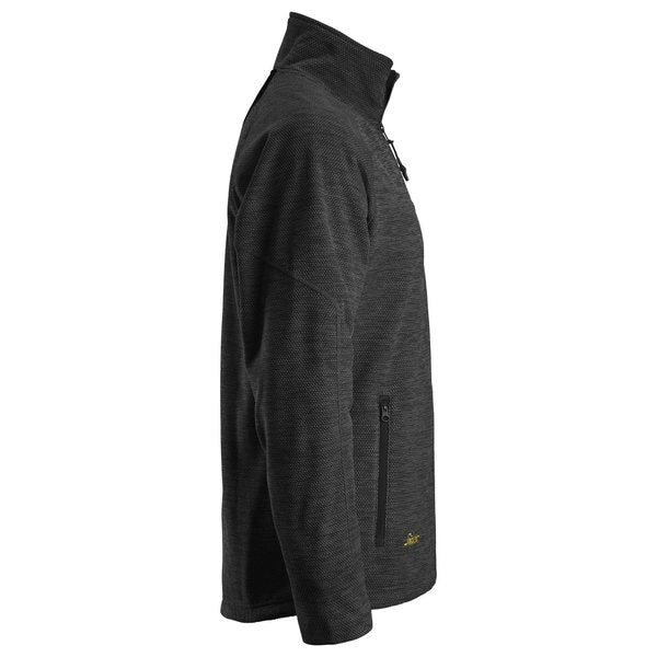 Snickers U8042 FlexiWork Fleece Jacket (Black) - WRYKER Construction Supply