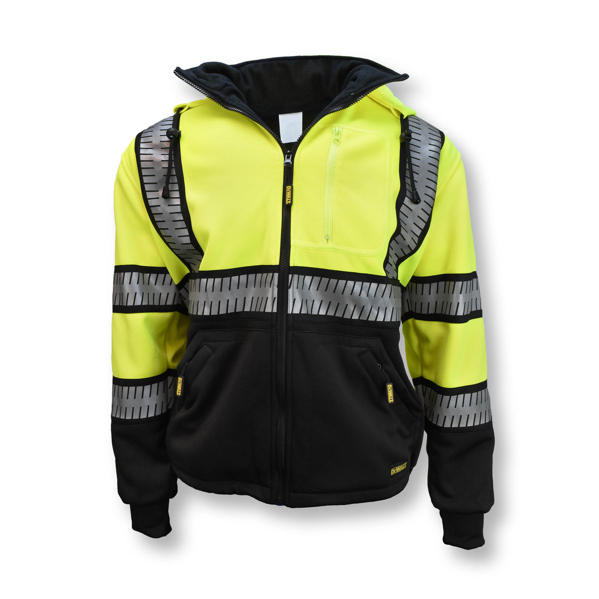 DSJ32-3 Deluxe Zip Front Class 3 Hoodie - WRYKER Construction Supply