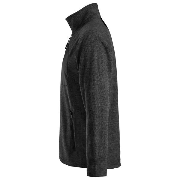 Snickers U8042 FlexiWork Fleece Jacket (Black) - WRYKER Construction Supply