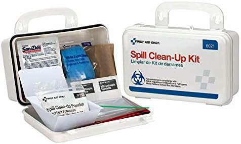 Blood Borne Pathogens Spill Cleanup Kit in Weather Proof Plastic Case for Vehicle or Facility Use