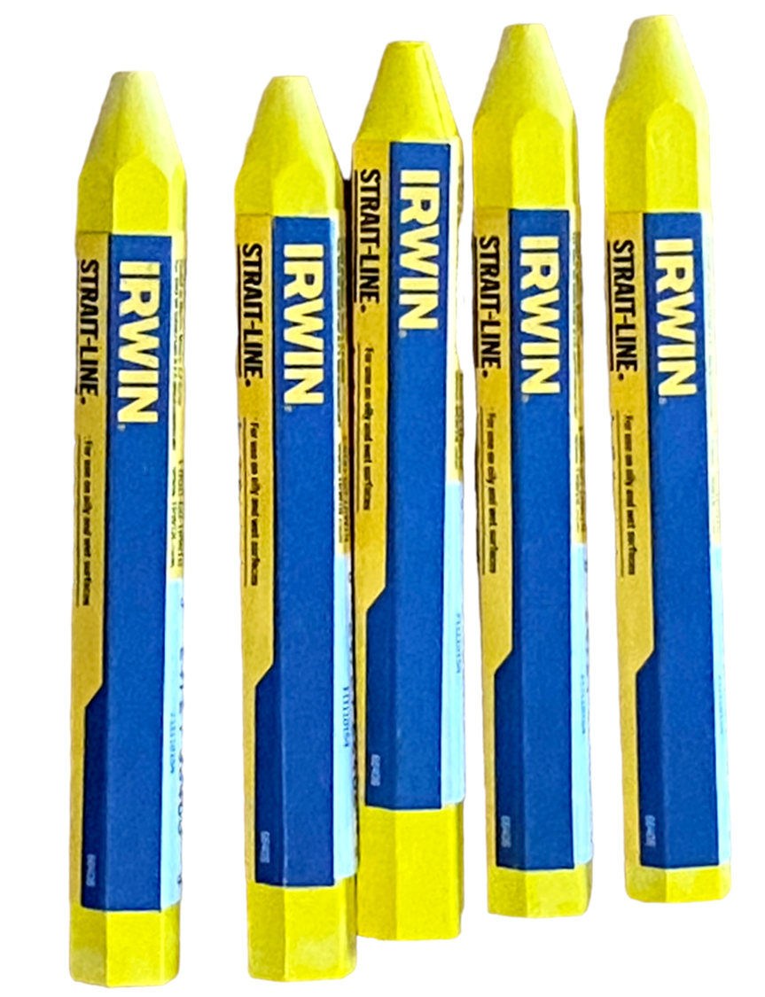 Irwin Yellow Lumber Crayon (Sold Individually)