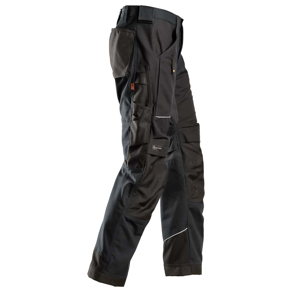 Snickers U6314 RuffWork Canvas Work Pants (Black/Black)