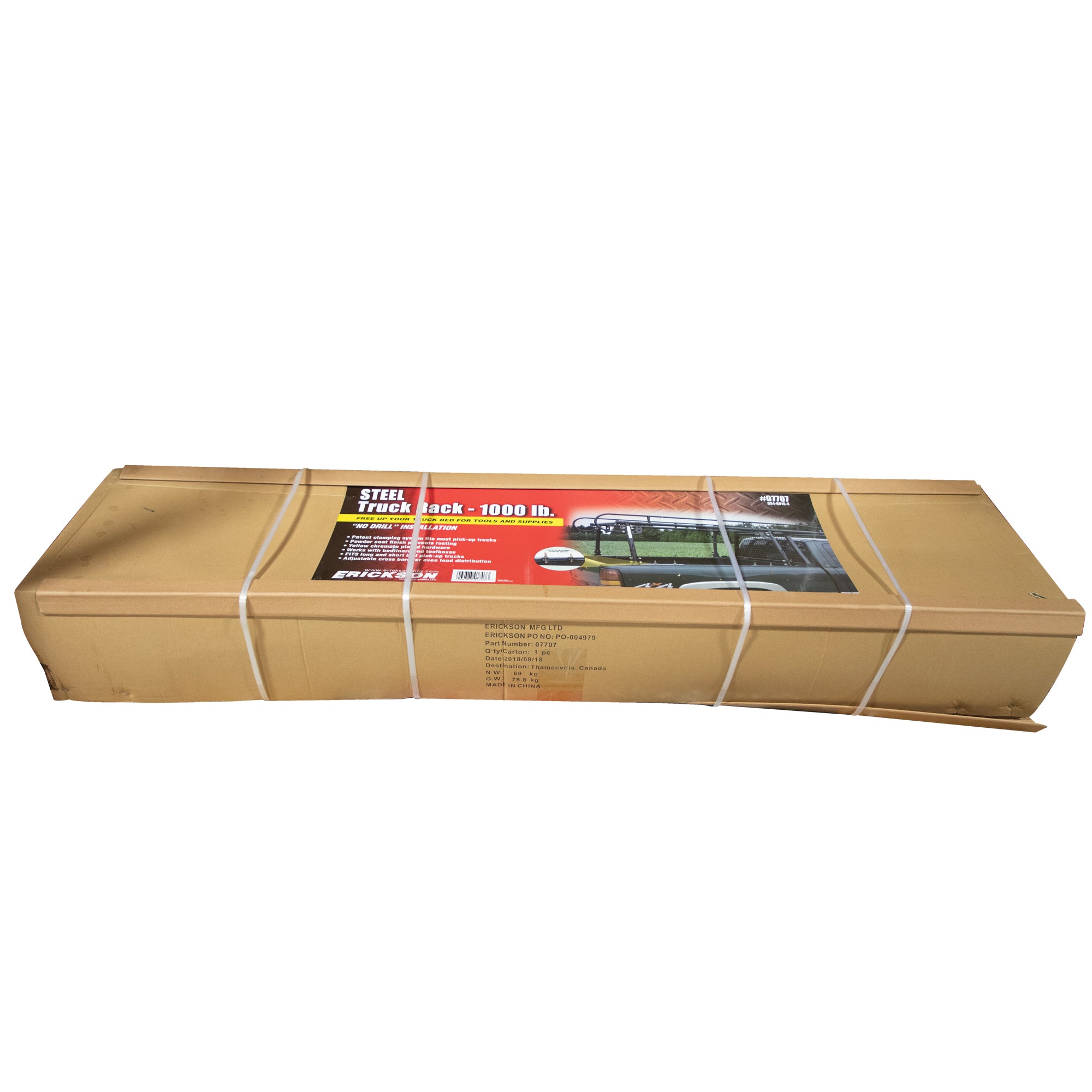 Universal Truck Rack for Short and Long Bed 1000 Lbs Rated - WRYKER Construction Supply